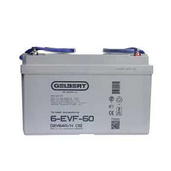 Тяговый аккумулятор Rutrike Gelbert 6-EVF-60 (12V64A/H C5)